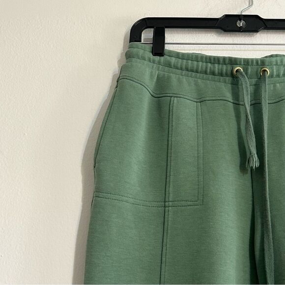 Anthropologie Saturday Sunday Dylan Cropped Joggers Sage Green Size Medium - Picture 8 of 11